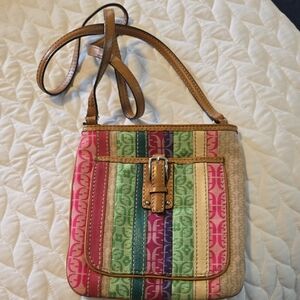 Fossil Colorful Striped Crossbody Bag